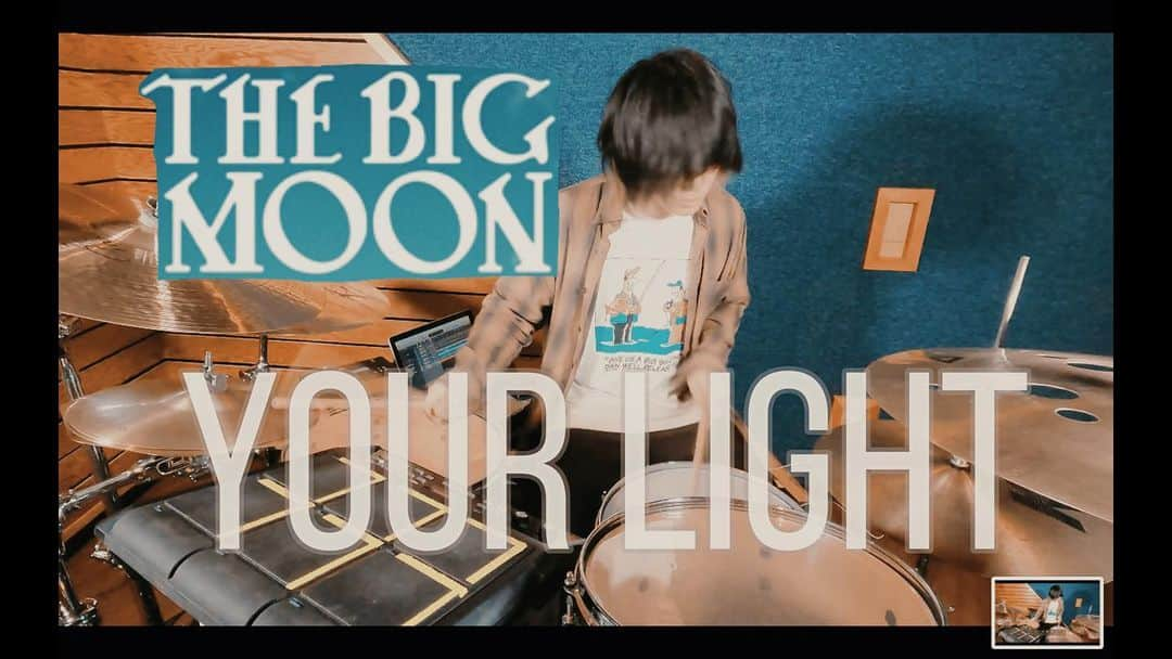 やおたくやのインスタグラム：「The Big Moon YourLight-Drumcover  プロフィールから飛べます。  ゴープロ9 買ったんだけど、自分とパソコンが追いつけてない、がんばれ！おれ！  #drumsolo#we_love_drums #spiritofthedrummer #drumsdaily #drumset#drumfill#dramfam#drumsharing #groove#beat##instadrums#drumporn #drumpractice #drumlessons #drumeo#drumuniversity #drummer  #drum#drumvideo #drumcovers #canopusdrums #矢尾拓也#叩いてみた#thebigmoon#yourlight  @thebigmoon」