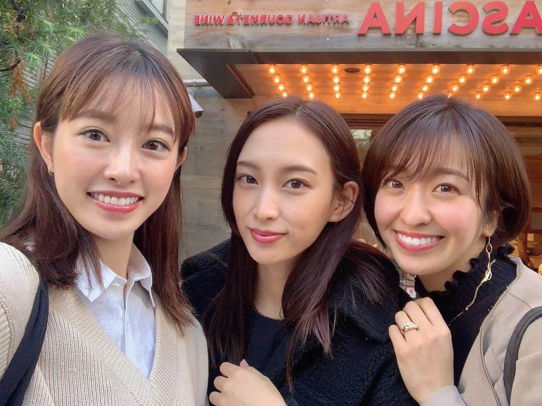 のインスタグラム：「友ちゃん&桃ちゃんと😋💗﻿ チーズのお店でランチからの、さつまいもアイス✨﻿ 同い年の話せる仲間が増えて嬉しいです☺️また集まろうね💛  #ランチ #女子会 #恵比寿」