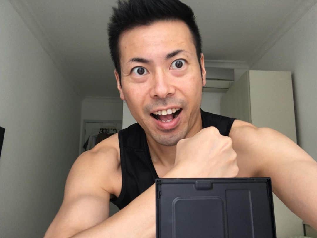 のインスタグラム：「shooting YouTube!!! muscle protein!!!pippiiiiiiiii  #gym #muscle #protein #ジム　#トレーニング　#プロテイン　#youtube #fitness  #training」