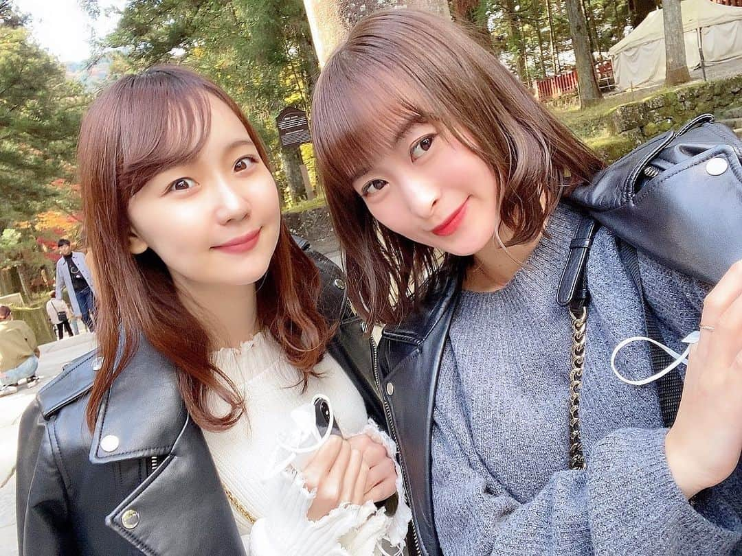 三浦亜莉沙さんのインスタグラム写真 - (三浦亜莉沙Instagram)「﻿ ▷▷ 𝐭𝐫𝐢𝐩﻿ ﻿ この間、まいと日光東照宮へ行ってきた⛩✨﻿ ﻿ 🙈🙊🙉見れました☺️﻿ ﻿ ﻿ #栃木県　#日光　#日光東照宮﻿ #🙈🙊🙉﻿」11月13日 12時46分 - arisa_0720