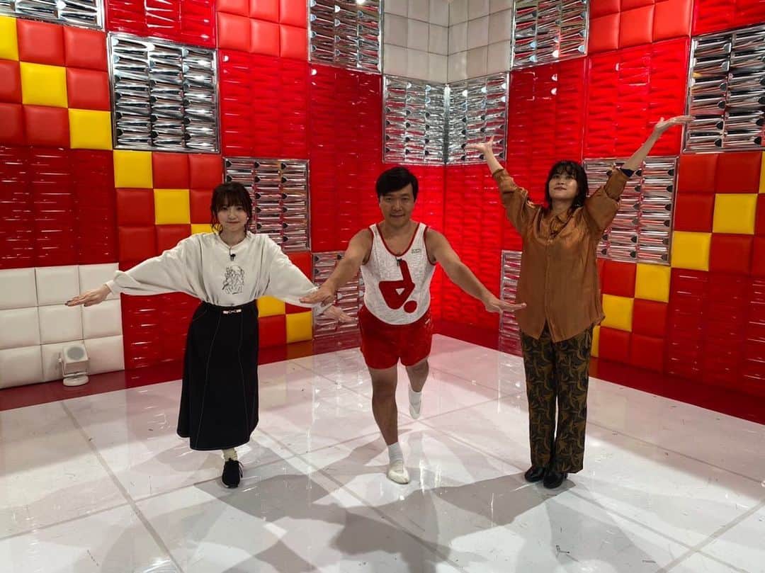 テレビ朝日「体操」のインスタグラム：「体操ザムライを100倍楽しく見るための番組 世界体操 presents 「体操ザムライのミカタ」”第2弾” きょう深夜0時～CSテレ朝ch1にて放送！  特別ゲストは〜〜〜 主人公・荒垣城太郎の娘 玲役の#本泉莉奈 さん 第7話から登場するキティ・チャン役の#田中美海 さん 体操ザムライの宣伝隊長#オラキオ さん  【体操ザムライ】 テレビ朝日系列にて毎週土曜深夜1時30分〜 CSテレ朝ch1にて毎週日曜夜10〜放送中！ 明日、14日は第6話です！！ アニメも特番もお見逃しなく〜〜〜🤩🤩🤩 #体操ザムライ #体操 #アニメ #声優」