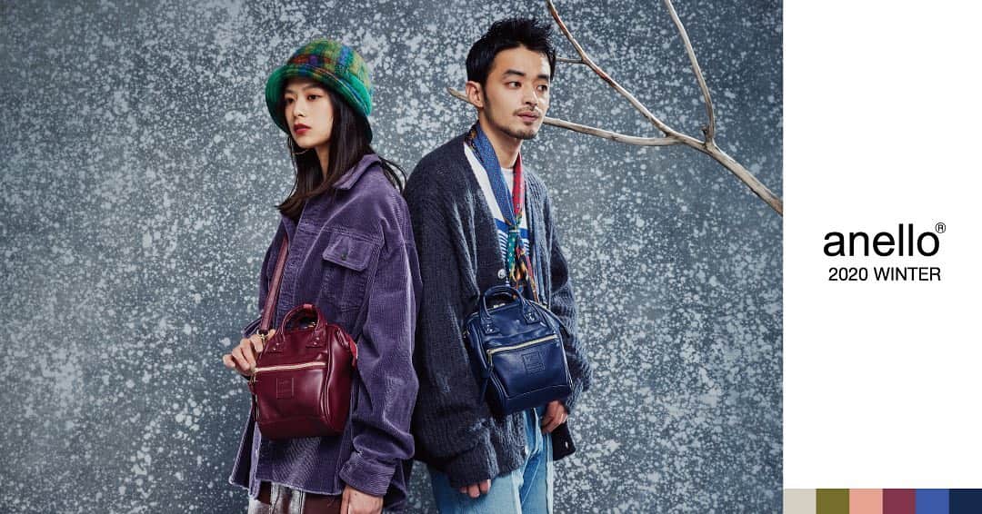 のインスタグラム：「【anello®】2020 WINTERコレクション公開！  テーマ 「It's about time!」  2020 WINTERコレクションは「It's about time!」 そろそろreboot(再起動)する時が来た！ 2020年、ブランド設立15周年の記念すべきこの年に、時代の流れを取り入れた新たなanello®へと動き出します。 定番人気商品"RETRO"合皮口金リュックシリーズのリニューアルやギフトにぴったりのミニマムなナイロンバッグから小物類まで充実したラインナップ。  #anello #anello_bag #アネロ #2020WINTER #itsabouttime #ビジュアル #15周年 #anello15thanniversary #reboot #再起動 #口金リュック #KUCHIGANE」