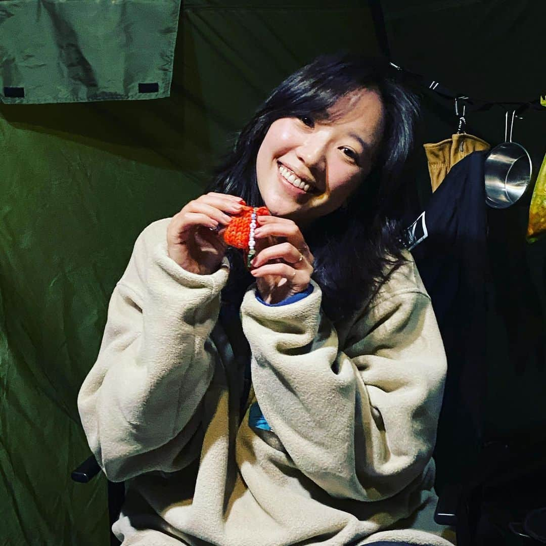 コン・ヒョジンさんのインスタグラム写真 - (コン・ヒョジンInstagram)「어젯밤 🔥 🏕🍠」11月13日 13時38分 - rovvxhyo