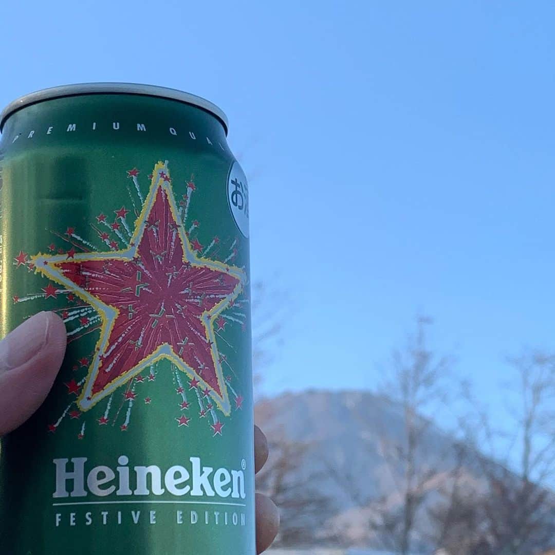 飯田カヅキさんのインスタグラム写真 - (飯田カヅキInstagram)「自然を浴びに。  #beer #ビール #ハイネケン #heineken #富士山 #camp」11月13日 16時05分 - kazukiiida_strange