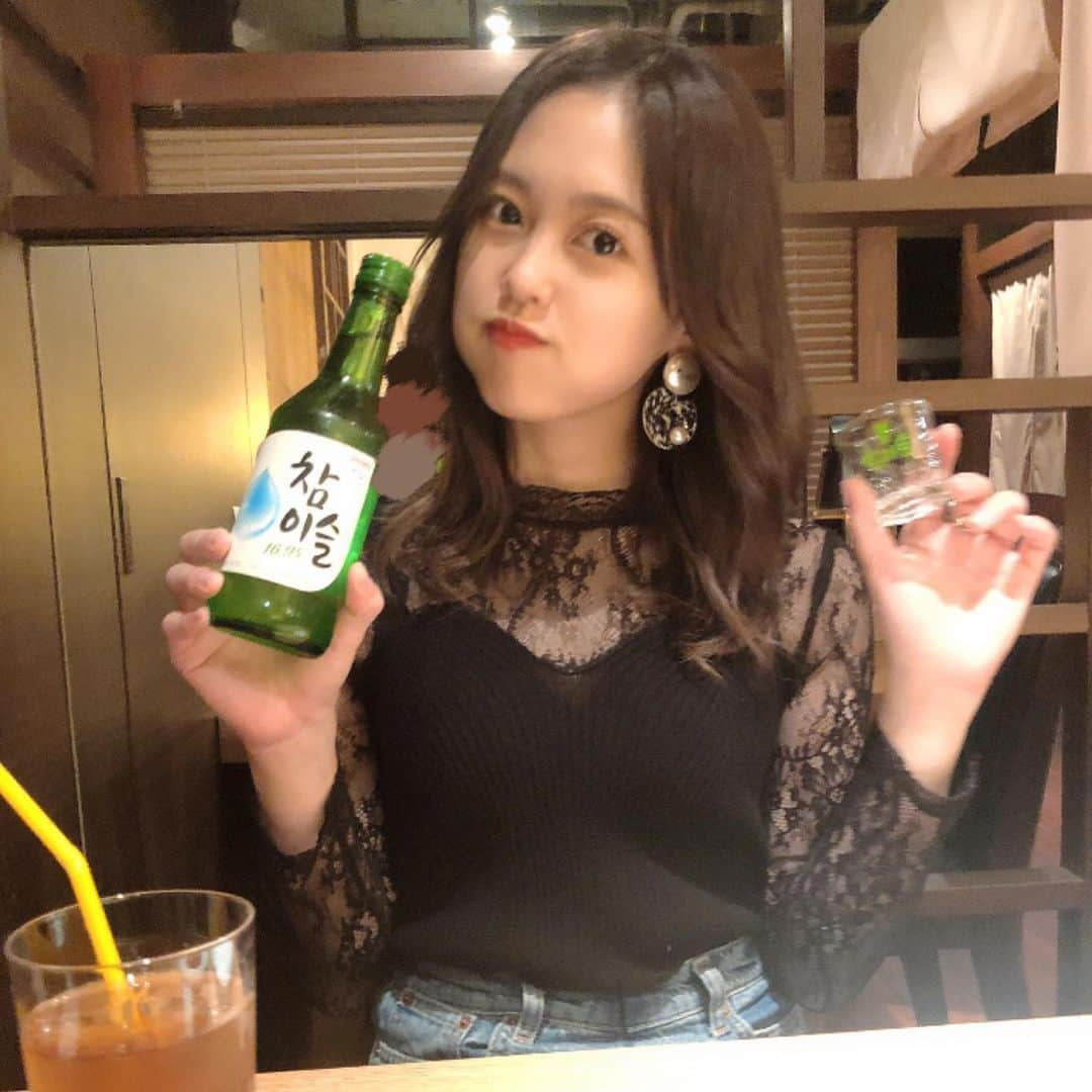 竹内舞さんのインスタグラム写真 - (竹内舞Instagram)「𓈒𓏸  そじゅ！ 初めてチャミスル飲んだけど めちゃくちゃ美味しかった🤤🫖  #チャミスル」11月13日 21時33分 - mai.t831