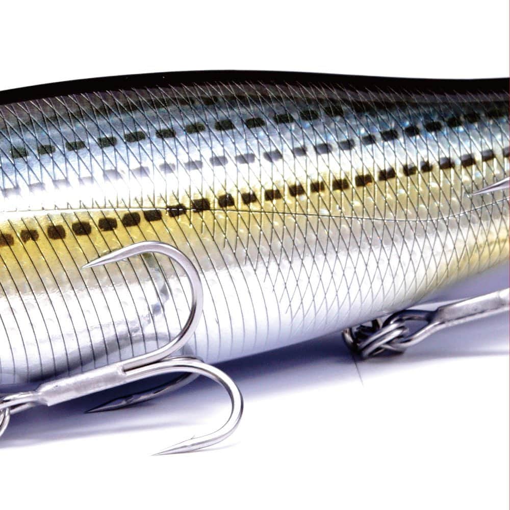 Megabass Inc.のインスタグラム：「MEGADOG  BIG LURE makes BIG EMOTION!!!  対モンスターシーバス用 スペシャルウエポン。11月末完成予定  #メガバス #megabass #メガドック#megadog #メガドッグの秋 #シーバス #コノシロパターン」
