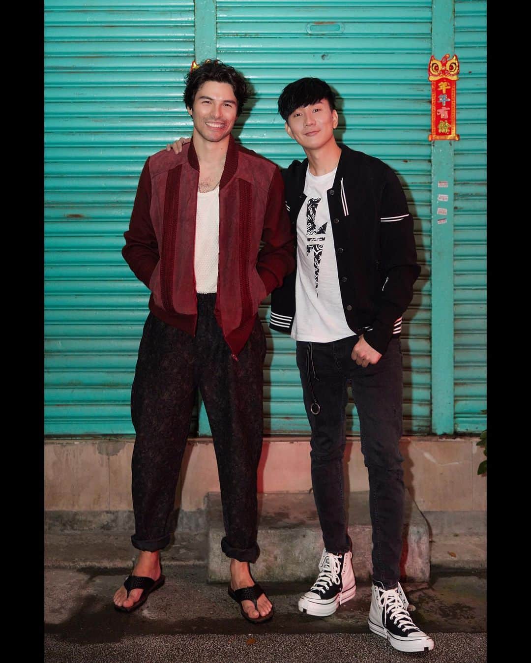 林俊傑のインスタグラム：「⠀ It's a pleasure to meet you @rhydianvaughan_official . This time, we act together, next time, come and play music with me in Sanctuary!⠀ 很高興一起合作，這次跟你演戲，下次換你跟我在聖所玩音樂！⠀ ⠀ #ifmiracleshadasound ⠀ #讓奇蹟發聲」