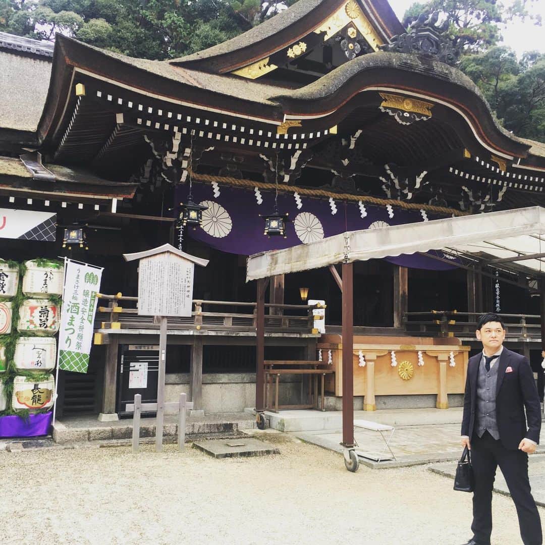 宮田麺児のインスタグラム：「#パワースポット  #パワースポット巡り #龍神神社 #大神神社  #大三輪 #三輪明神」