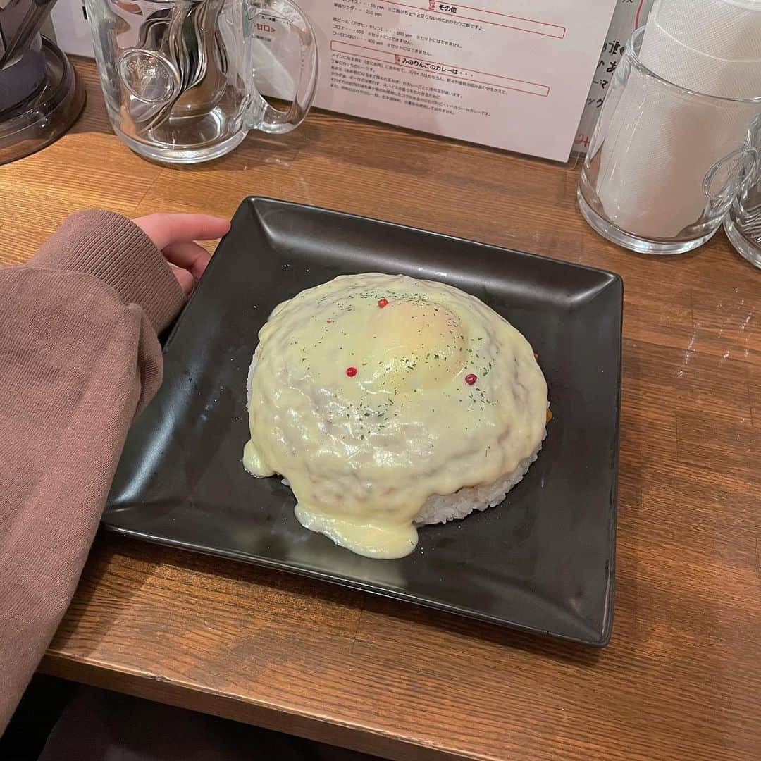 柏山奈々美のインスタグラム：「素晴らしいキーマカレー🍛😋  #curry」