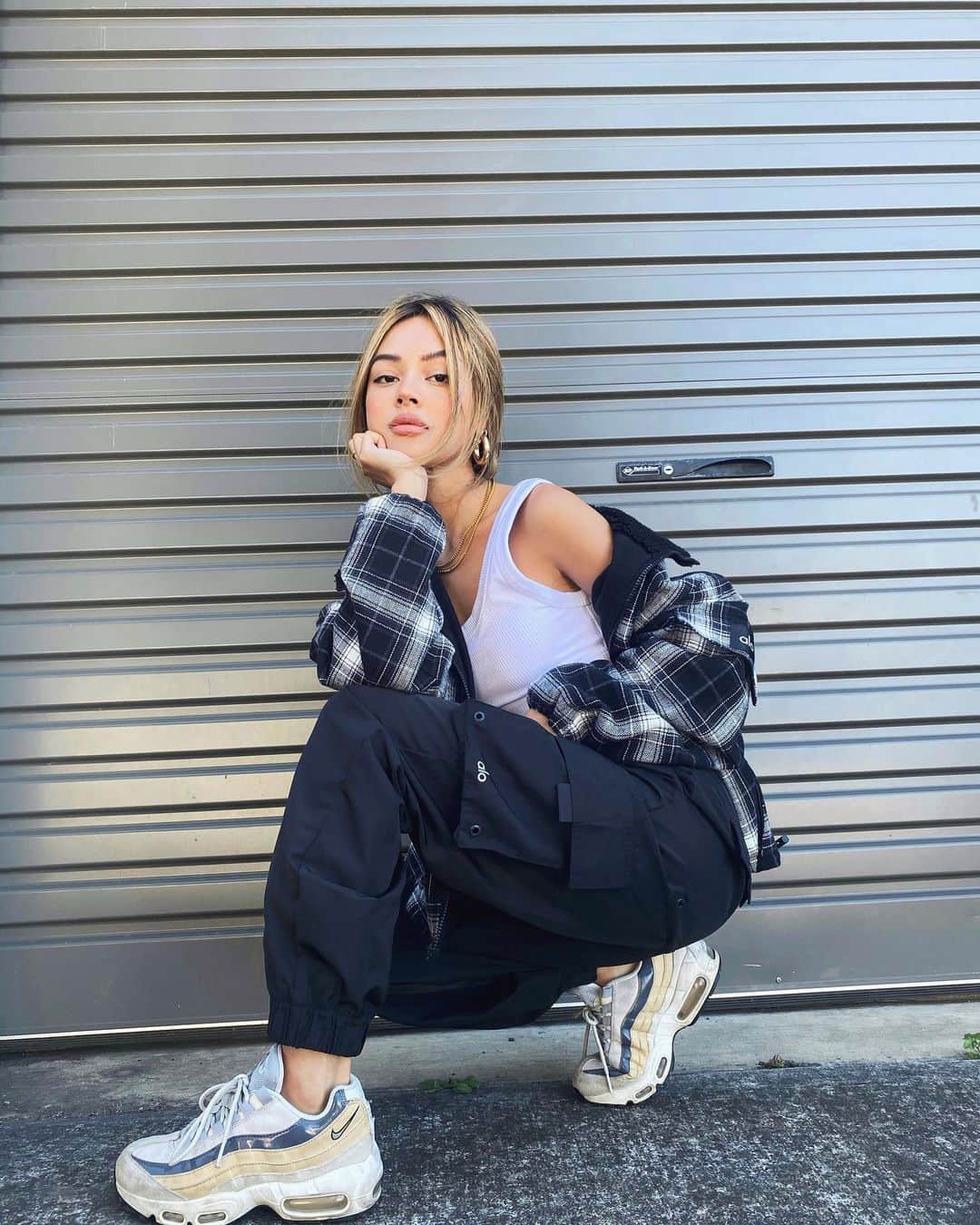 リリーマイマックのインスタグラム：「Legacy plaid exclusive to the @alo yoga app!」