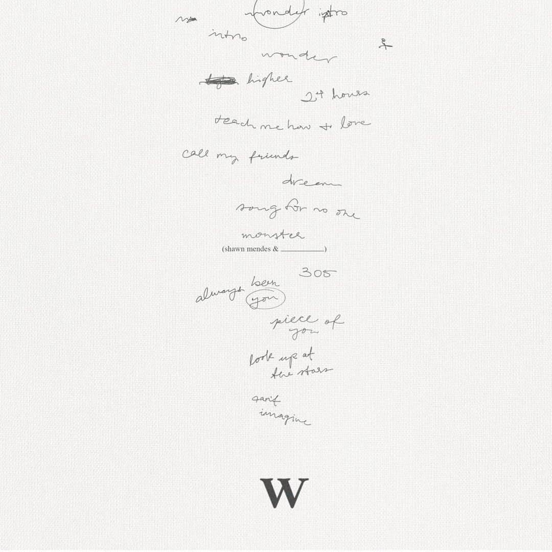 のインスタグラム：「#WONDER the album tracklist 🖤 Out dec 4. pre-order & pre-save now. link in bio」