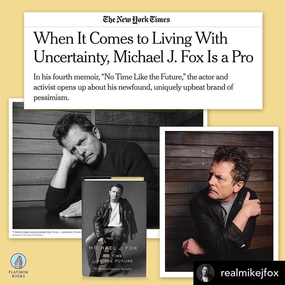クラーク・グレッグのインスタグラム：「Repost the @realmikejfox “Special thanks to the @nytimes for this thoughtful piece about life now and my new memoir, No Time Like the Future. Link in bio”」