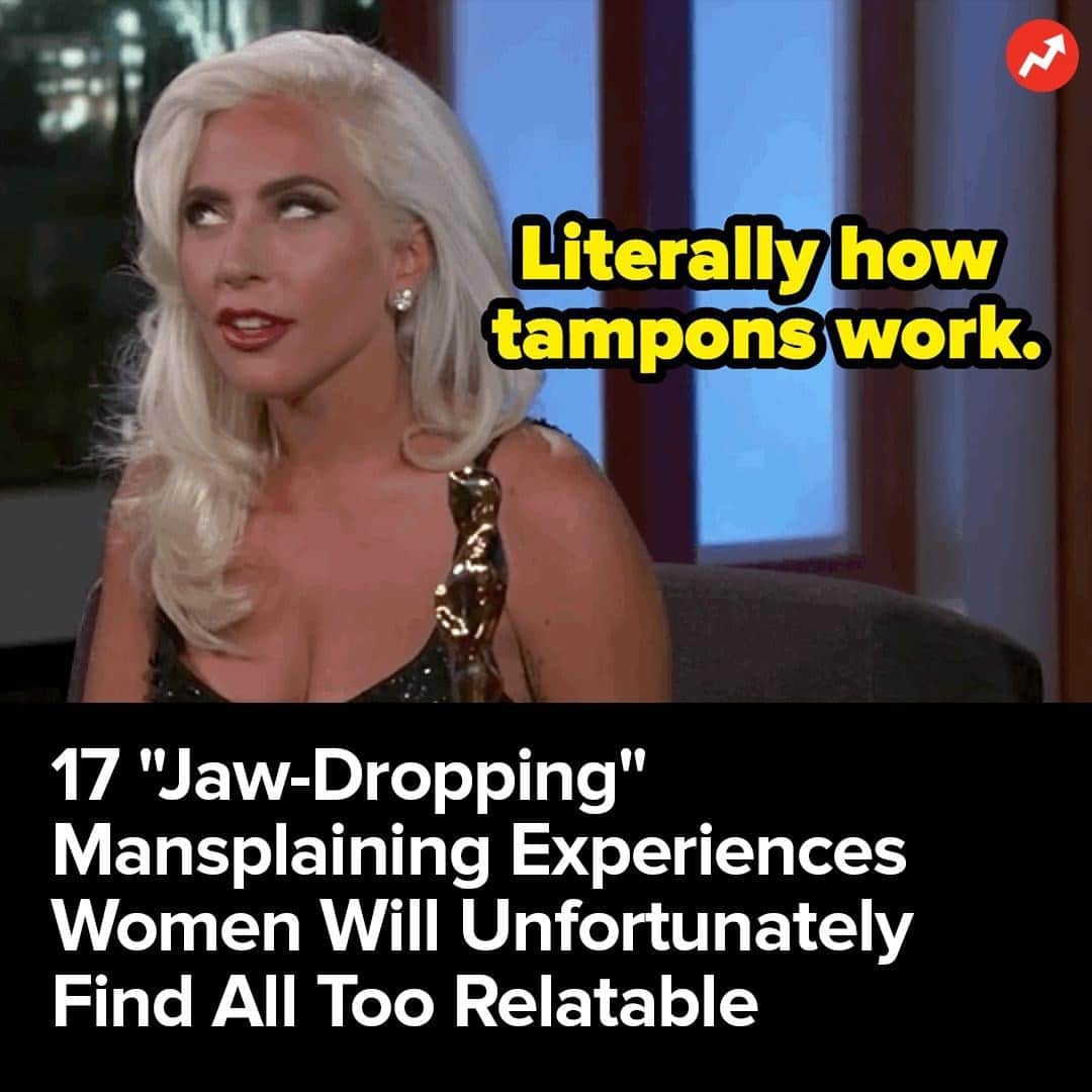 BuzzFeedさんのインスタグラム写真 - (BuzzFeedInstagram)「If you're a woman, I guarantee you've probably experienced a little something called "mansplaining." Link in bio 👆」11月14日 9時00分 - buzzfeed