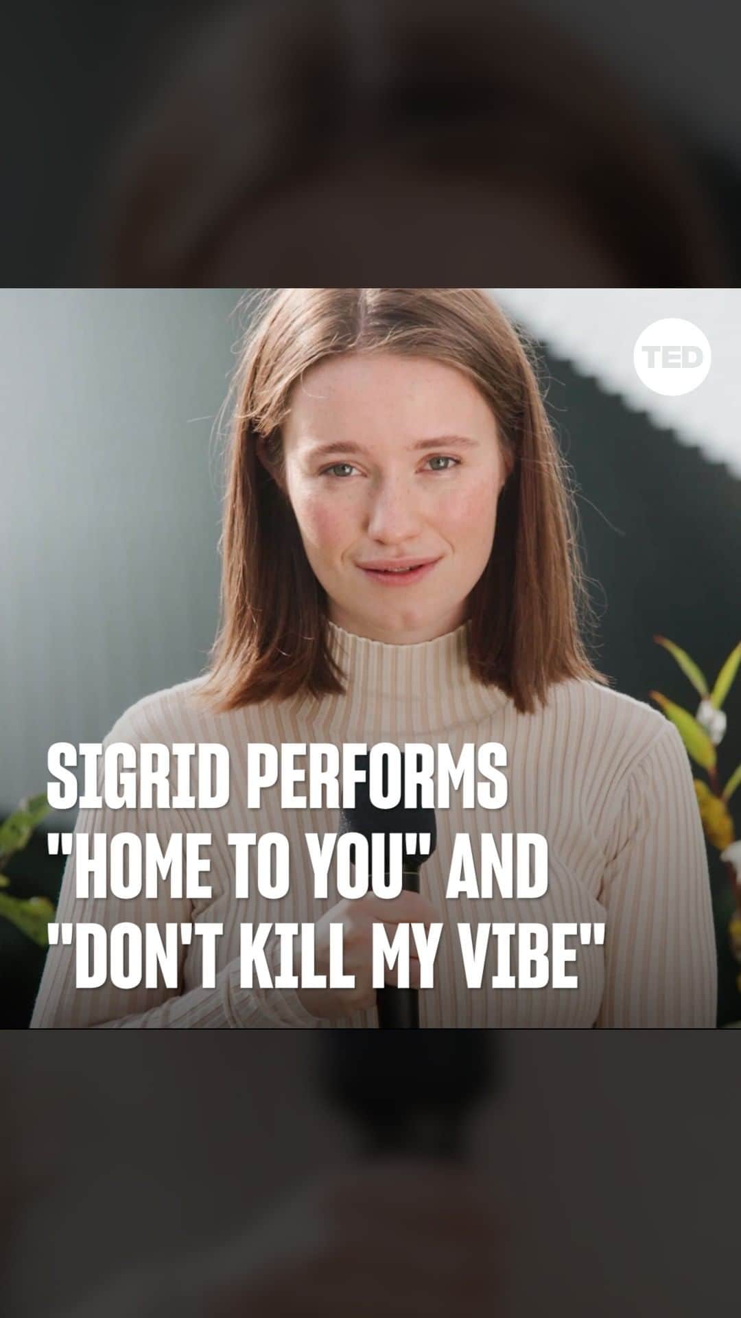 TED Talksのインスタグラム：「We’re back with more beautiful music! Today we have two gorgeous acoustic songs from Sigrid (@ThisIsSigrid), performing in front of a stunning forest lake at the @TEDCountdown global launch event. The Norwegian singer-songwriter explained why fighting climate change is so important to her: “I want to protect the nature that I’m standing in. I want to be a part of a shift to healthier food systems, and I want to live in a society where clean power is the only energy that we use.” Please sit back and enjoy her uplifting renditions of ”Home to You" and "Don't Kill My Vibe.” Hear more from Sigrid about why we all must come together to change climate change: http://t.ted.com/41Vgsdm #TEDMusicFridays」