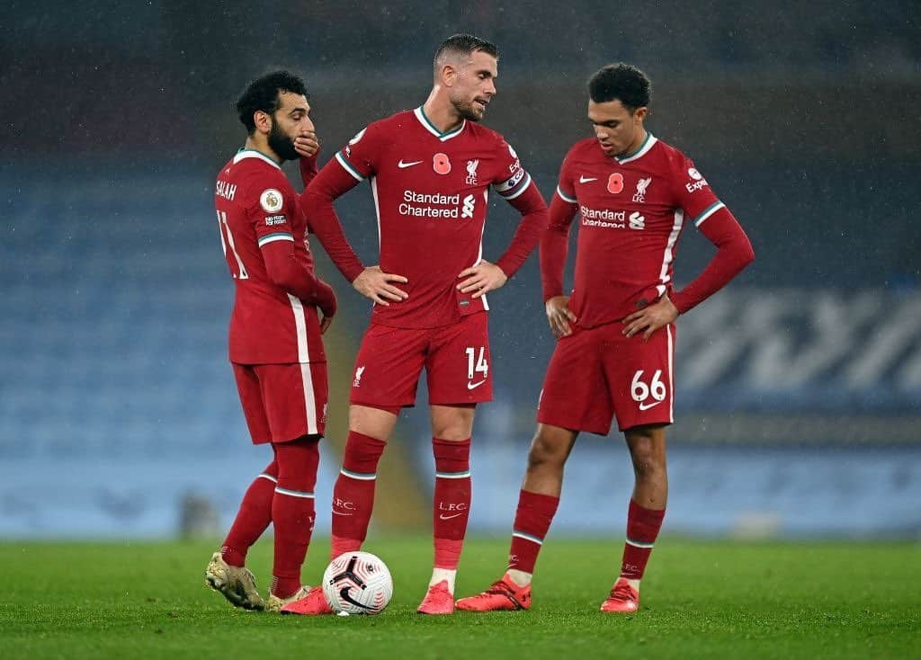 トレント・アレクサンダー＝アーノルドのインスタグラム：「Liverpool FC Vs Manchester City (08-11-2020) 🔴📷: Shaun Botterill 🔴 @trentarnold66 🔴  Tags ignore: #trentarnold #TAA66 #team66 #trentalexanderarnold #team66 #trentalexander  #milner #hendo #gerrard #diogojota #liverpool #lfc #salah #mane #firmino #robertson #vandijk #keita  #chamberlain #aoc #thiago #matip #gomez  #tsimikas #football  #l4l #f4f #lfl #lovelfc」