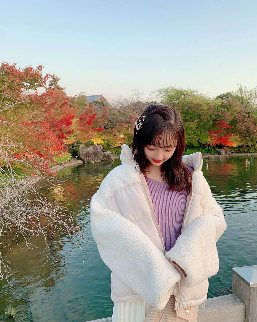 星野麻里愛さんのインスタグラム写真 - (星野麻里愛Instagram)「紅葉行きたいなーー🍁  #紅葉#紅葉ライトアップ #なばなの里#なばな#なばなの里イルミネーション  #なばなの里紅葉」11月13日 22時32分 - maria.pink28