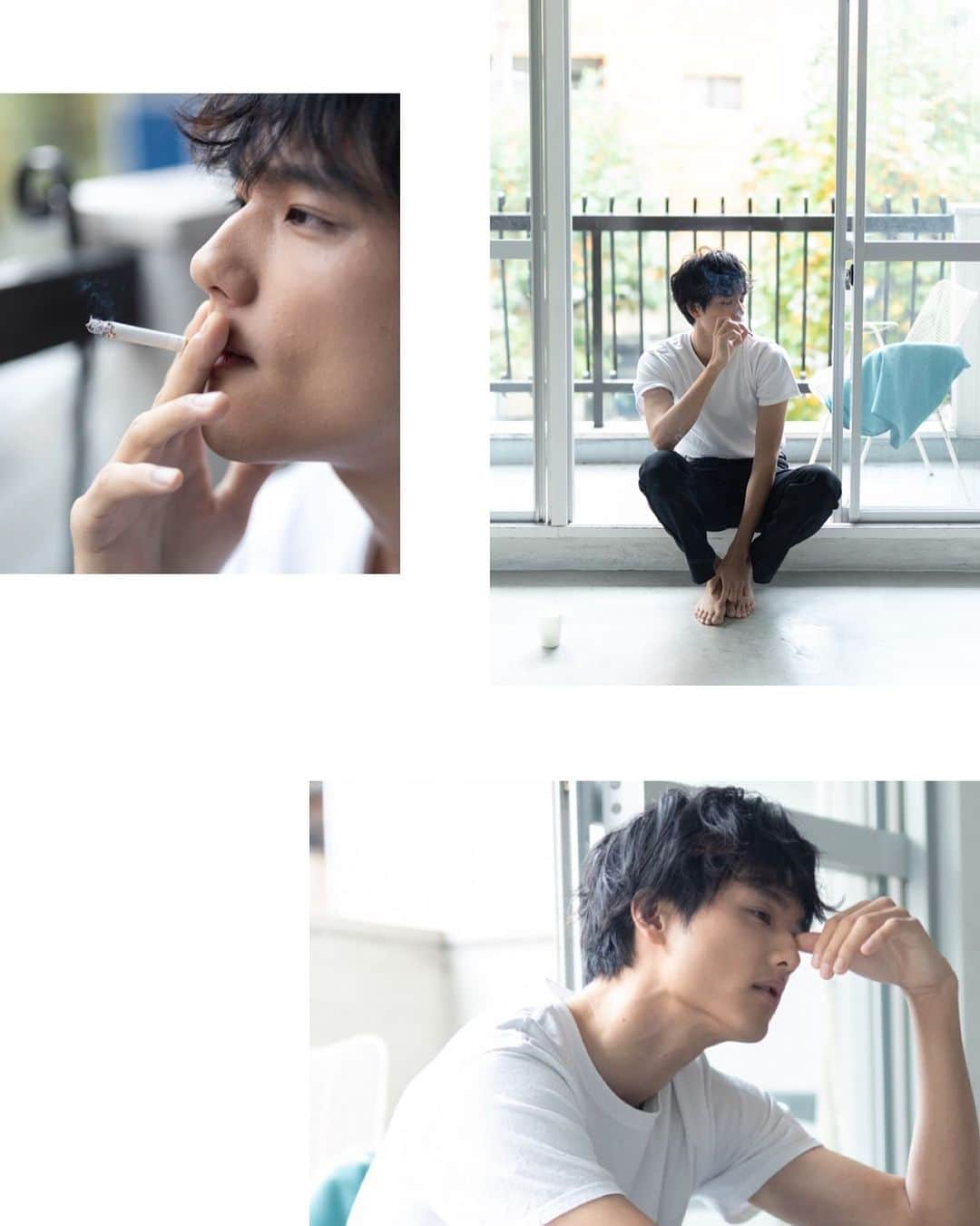 大須賀崇のインスタグラム：「photo / Yuriko Omura @yurichayuricha  hair&make / Ryo Danzuka @danzuka0625  #portrait #story #morning #mensmodel #japanesemodel」