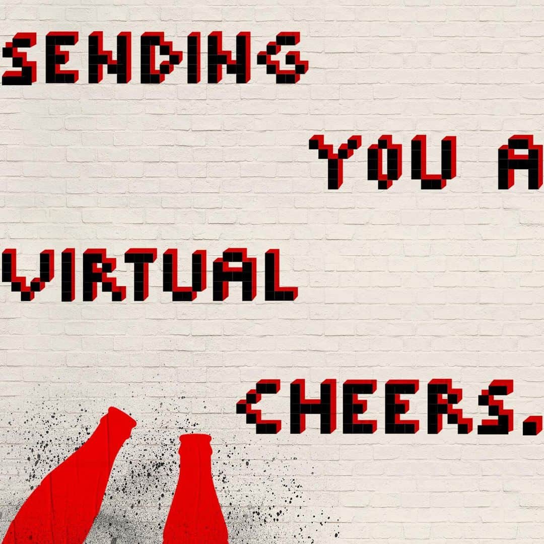 Coca-Colaのインスタグラム：「Haven’t checked in on a friend in a while? Send them a cheers for #WorldKindnessDay!」