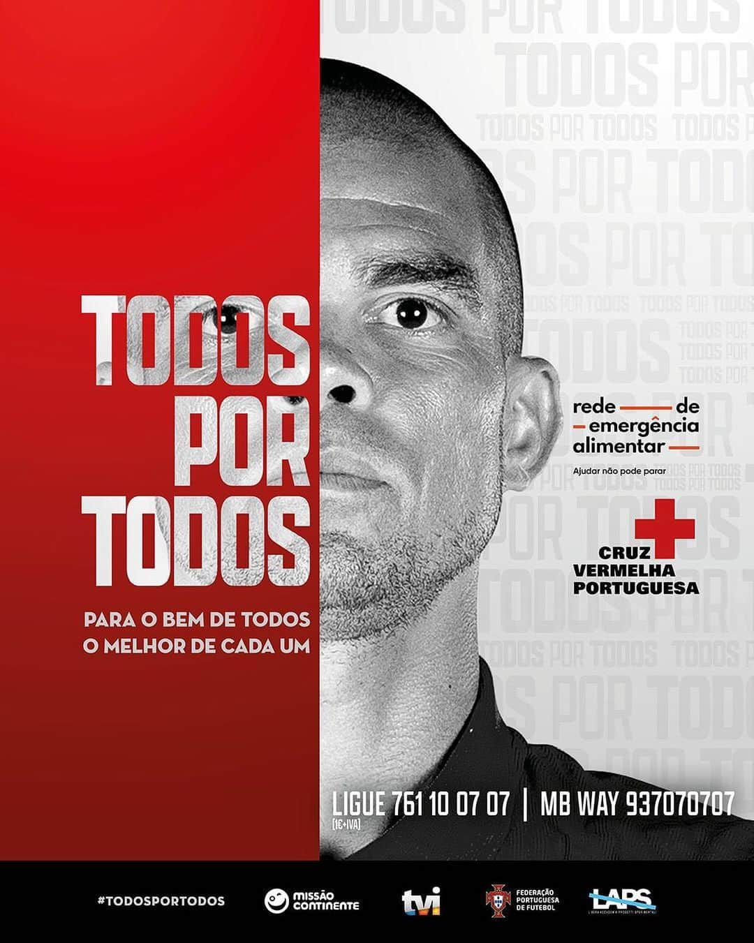 ペペのインスタグラム：「Vamos ajudar a alimentar Portugal! #TodosPorTodos 🇵🇹🤝 https://tinyurl.com/TodosPorTodos」