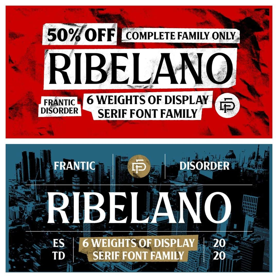 myfontsさんのインスタグラム写真 - (myfontsInstagram)「Ribelano is new this week & currently 50% off: https://bit.ly/2Ucn9Sp」11月13日 23時46分 - myfonts