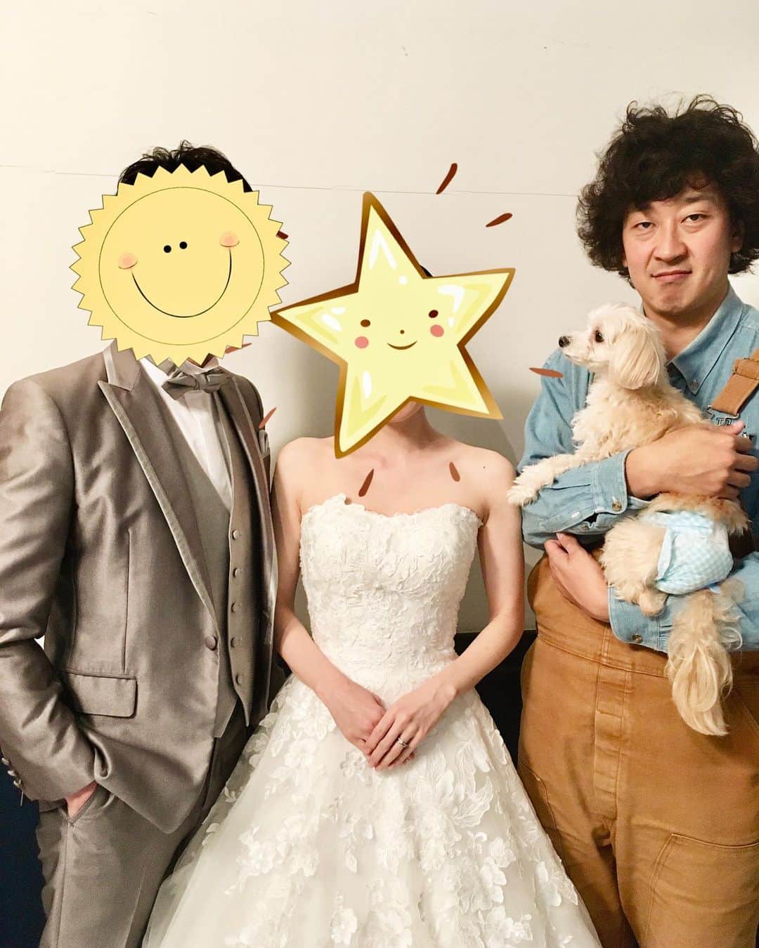 高道さんのインスタグラム写真 - (高道Instagram)「結婚式の撮影を手伝ってほしいと言われて行ったら、ワンちゃんのお世話係やった😐﻿ ﻿ #マルチーズトイプードル #マルプー #可愛さやばプー」11月14日 0時16分 - minnanotakamichi