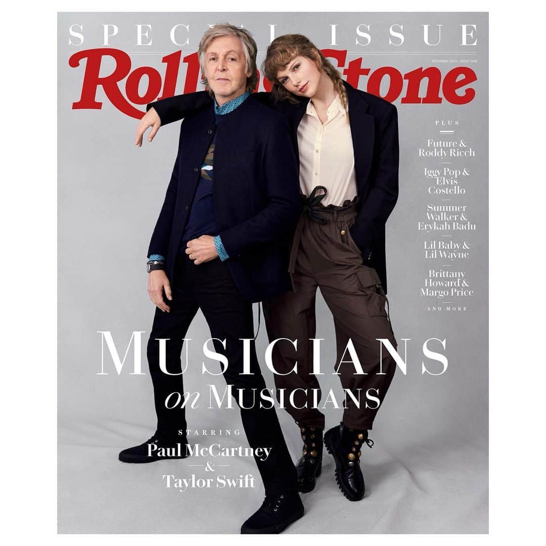 メアリー・マッカートニーさんのインスタグラム写真 - (メアリー・マッカートニーInstagram)「Life turning full circle 😊 My #RollingStone front cover out today! The Dad (#PaulMcCartney) and #TaylorSwift feature. Thinking of my trailblazing mother who was the first female photographer to have a @rollingstone cover shot in 1968 of #EricClapton.   Article online today on newsstands in December.」11月14日 0時22分 - marymccartney