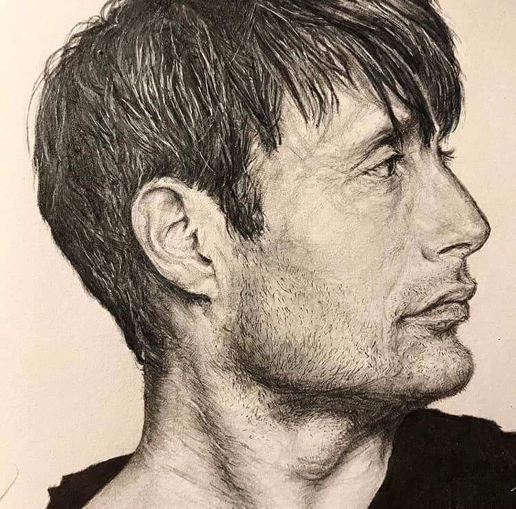 マッツ・ミケルセンさんのインスタグラム写真 - (マッツ・ミケルセンInstagram)「🎨 #FanArtFriday: Take a look at this weeks beautiful fan art made by @mstmrkm from Japan 🇯🇵」11月14日 0時36分 - theofficialmads