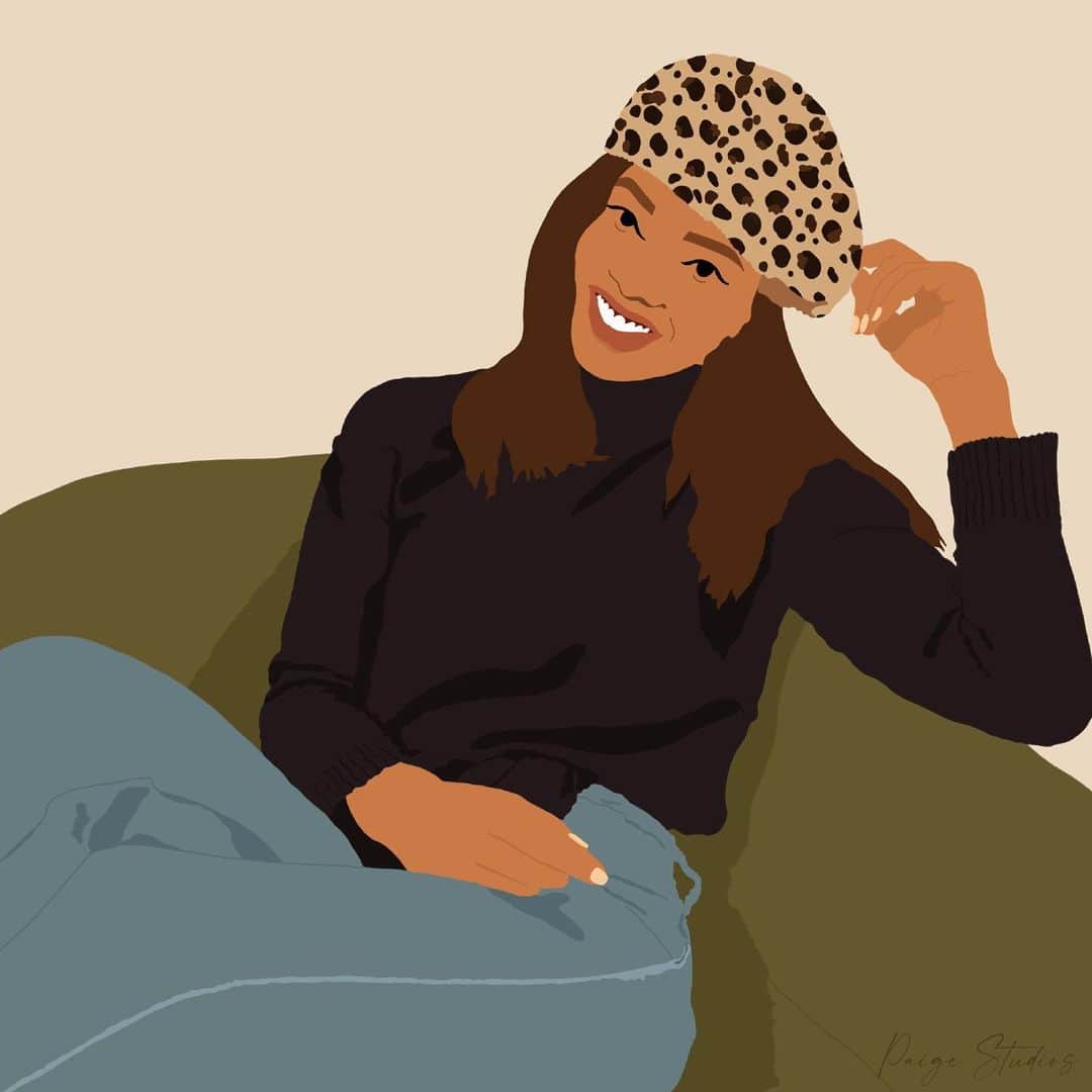 Target Styleのインスタグラム：「We fell in love with @paige.studios’ work, so we're surprising a few lucky guests with one of her custom illustrations. Tag @targetstyle in your favorite at-home looks, and you could be featured in an illustration of your own!  Featured: @jennifervfowler looking trés chic. ✨ #TargetStyle」