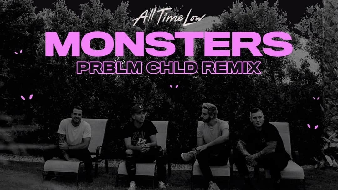 All Time Lowのインスタグラム：「Monsters Prblm Chld remix out now ⚡」