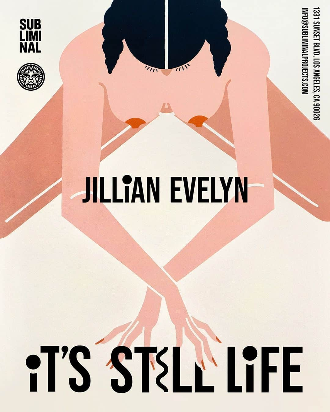 Shepard Faireyさんのインスタグラム写真 - (Shepard FaireyInstagram)「I’m looking forward to #ItsStillLife, a series of new works by artist @jillian_evelyn, opening tomorrow, November 14th at @subliminalprojects! This new body of work represents the transition of Evelyn’s familiar themes of contorted female figures and the struggles of womanhood, to a new focus on figurative vignettes of personal reflection, presence, and growth.⁠ ⁠ We are excited to reopen Subliminal’s doors safely with Covid precautions in place. The gallery will be open by appointment only on Saturdays and Sundays from Nov. 14 - Dec. 20. To make an appointment, please email info@subliminalprojects.com.⁠ -Shepard⁠ ⁠ ALL VISITORS MUST BE RESPECTFUL OF SOCIAL DISTANCING GUIDELINES AND WEAR A MASK OR FACE COVERING. MORE INFO THROUGH LINK IN BIO.⁠ ⁠ #subliminalprojects #jillianevelyn #losangeles #echopark #la #art #opening #gallery」11月14日 4時17分 - obeygiant