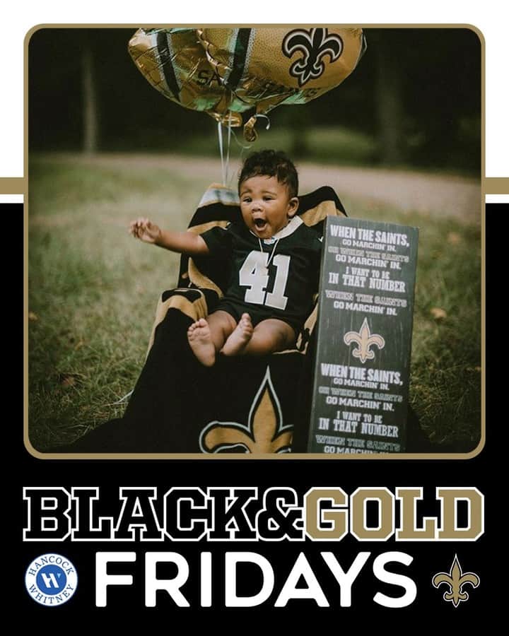 ニューオーリンズ・セインツさんのインスタグラム写真 - (ニューオーリンズ・セインツInstagram)「Happy #BlackAndGoldFriday, Saints fans! ⚜️」11月14日 4時58分 - saints