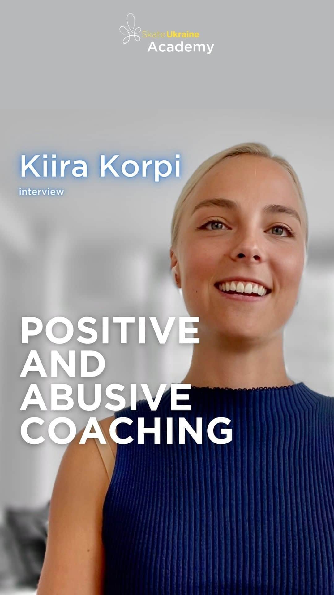 キーラ・コルピのインスタグラム：「I had the pleasure to be interviewed by @ivandaniluk from @skateukraineorg about the topic of coaching.￼￼  We talk about the reasons why abusive coaching is so established, and how it effects skaters and coaches.  We look at modern science-based approaches to coaching, explore what positive coaching means and break some myths around it.  We also highlight some successful examples of this new way of coaching in figure skating and other sports.  Please watch and tell us what you think!  #coaching #figureskating #abusivecoaching #positivecoaching #skateukraineorg #kiirakorpicoaching」