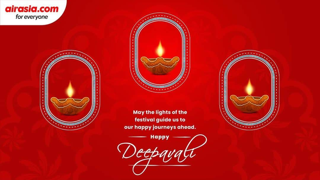 エアアジアさんのインスタグラム写真 - (エアアジアInstagram)「To everyone celebrating the Festival of Lights, Happy Deepavali from all of us at airasia! 🪔」11月14日 10時03分 - airasiasuperapp