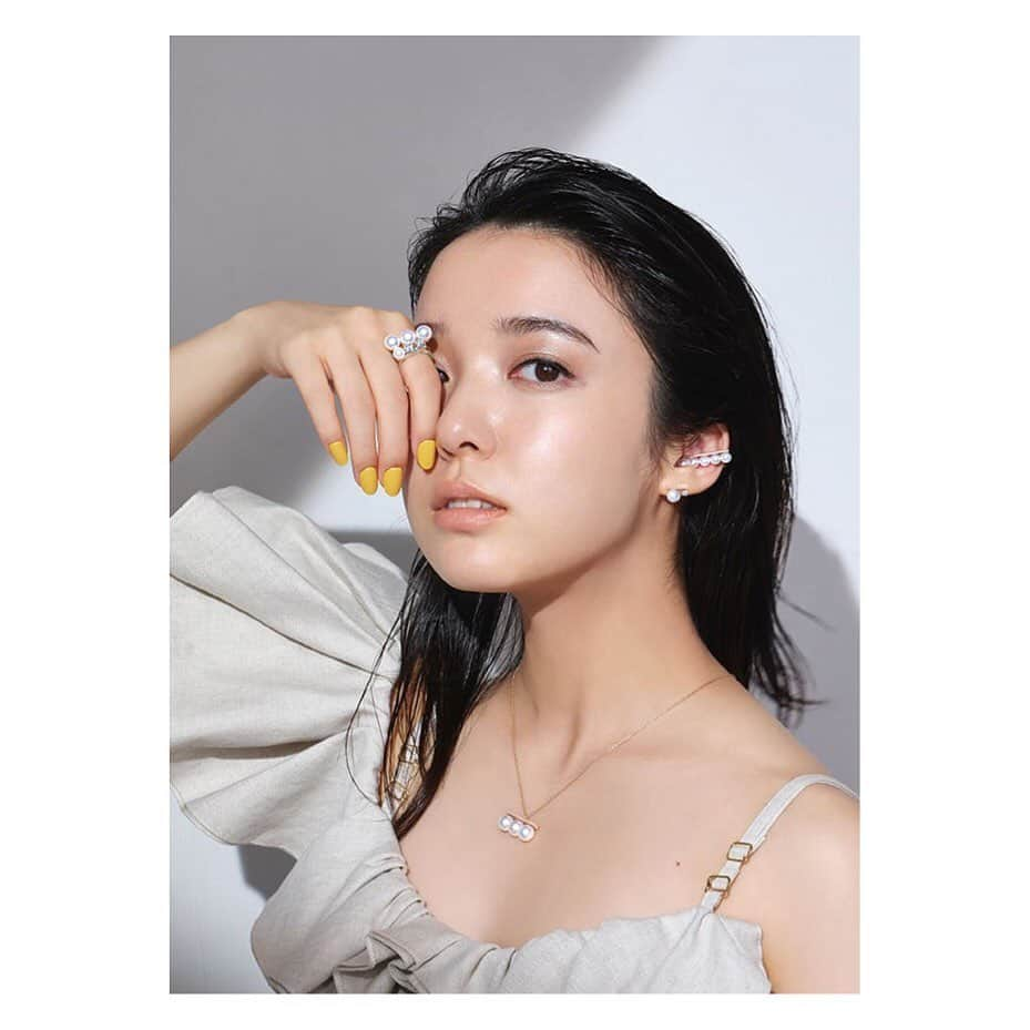 Kanako Higashiのインスタグラム：「ELLE JAPAN 【TASAKI×Mone Kamishiraishi】 @ellejapan  @tasaki_intl  @mone_kamishiraishi  @shiman_  @kouta_ny  @bb0127  @ayaka__tanaka  @higashi.kanako  @niyaly」