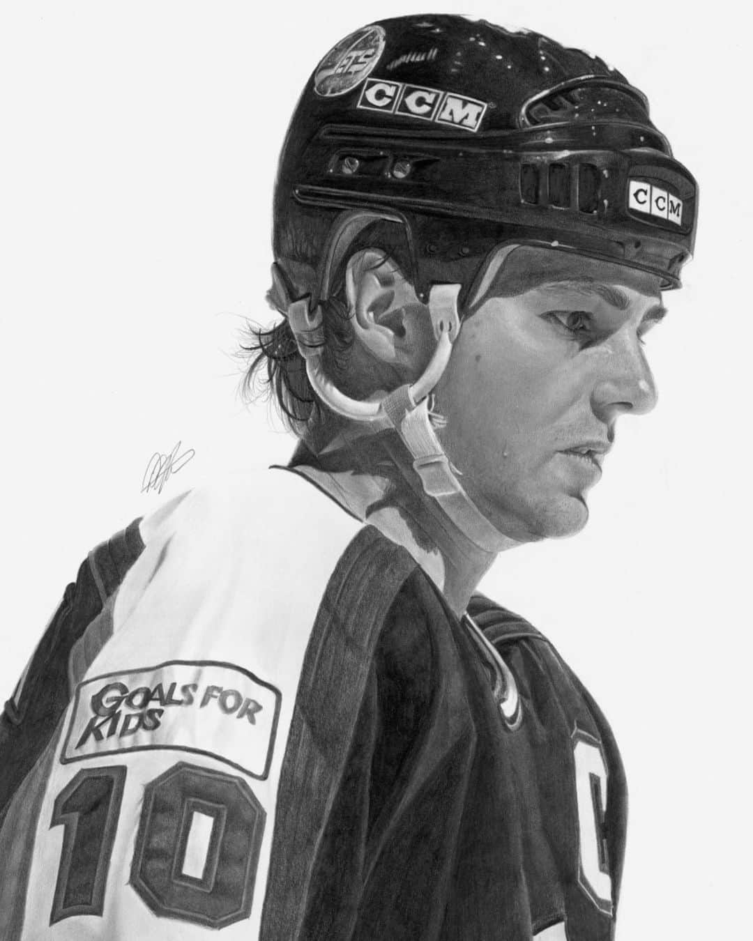 NHLさんのインスタグラム写真 - (NHLInstagram)「Dale Hawerchuk: Remembered forever through art. 💜 #HockeyFightsCancer   (🎨 @pietensart)」11月14日 10時14分 - nhl