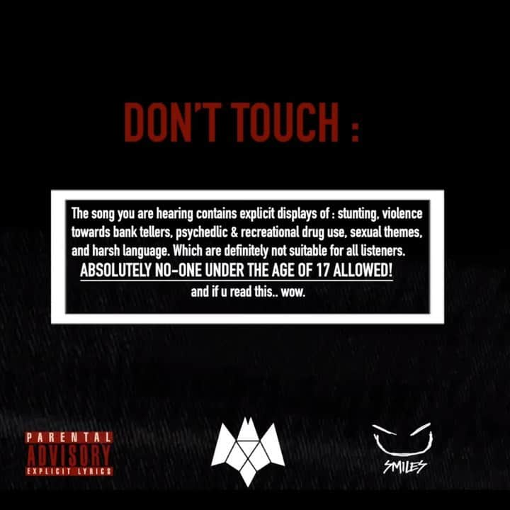 キッド・インクのインスタグラム：「“DONT TOUCH” OuT NoW!!!! @smilesthegrinner 👌🏾 let them 🦇🦇🦇🦇 fly!!!! #BATGANG https://foundation-media.ffm.to/donttouch」