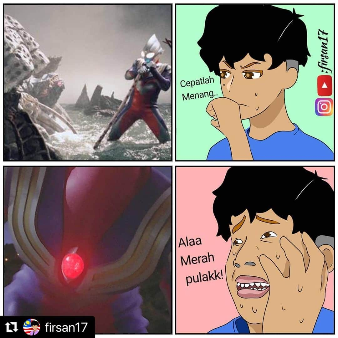 Koleksi Komik Malaysiaさんのインスタグラム写真 - (Koleksi Komik MalaysiaInstagram)「#Repost @firsan17 with @make_repost ・・・ Masa kecik dulu benda ni paling seram.. . . . . . .  #firsan17 #firsan17lukis #lawakmalaysia #viral #komik #malaysia #komikmalaysia #komiklawak #StayAtHome #ilustration #motifviral #ultraman #awatlahdiaselalucepatmerah」11月14日 12時03分 - tokkmungg_exclusive