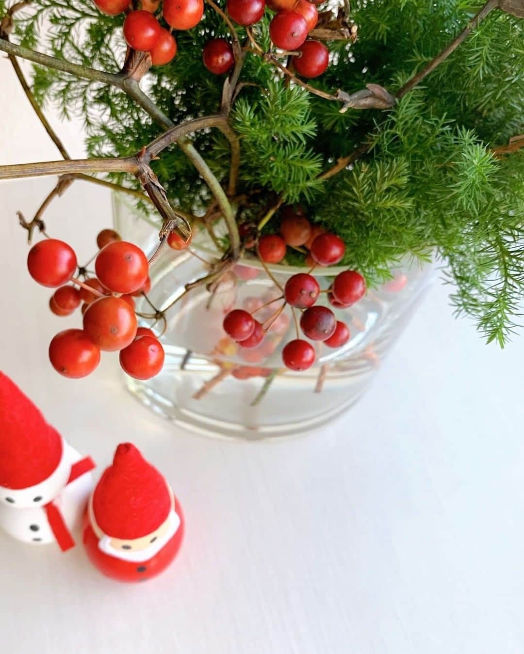 ムクリ［mukuri］さんのインスタグラム写真 - (ムクリ［mukuri］Instagram)「小さな赤い実がデコレーション。この季節にぴったり！部屋を彩るお花（サンキライ）  大きなツリーはなかなか置けない。 でもクリスマス気分を味わいたい。  そんな方にオススメなのが、 赤い実が可愛らしいサンキライ。 今回は薩摩杉を添えてモミの木っぽさを演出。  赤い実があるだけでクリスマスを連想してしまいます。 まだ11月半ばですが、 せっかくなら1ヶ月くらい楽しんでもいいですよね。  ▶︎ご紹介した記事 https://mukuri.themedia.jp/posts/7347360 「暮らしの中の〇〇」のコーナーよりご覧いただけます。 （キャプション：編集長）  #クリスマス #サンキライ #xmas #Christmas #花  #花のある暮らし #花のある生活 #flowerstagram #賃貸インテリア #マンションインテリア #インテリア #interior #シンプルインテリア #マイホーム #リビング #ダイニング #おうち #おうち時間 #マンション暮らし #賃貸暮らし #シンプルライフ #シンプルな暮らし #日々の暮らし #暮らし #くらしの編集 #暮らしを楽しむ #丁寧な暮らし #植物のある暮らし #緑のある暮らし #ムクリ」11月14日 12時00分 - mukuri_official