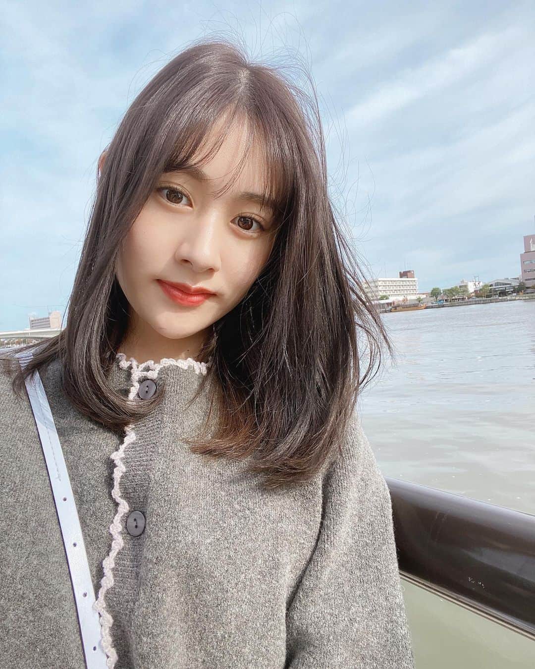 加藤美南のインスタグラム：「🚢🤍」