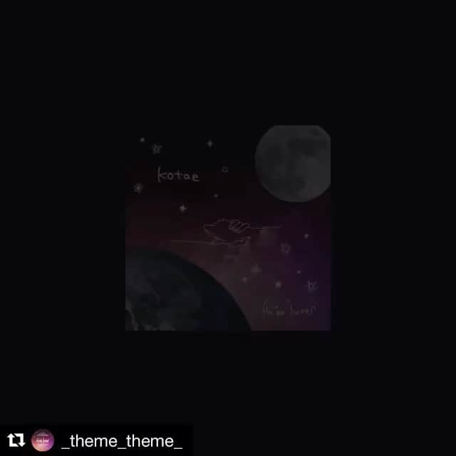 のインスタグラム：「I started a band. . . the me the meと言うバンドを始めました。 kotaeという1st singleが配信リリースになりました。 聴いてね。 . . . #Repost @_theme_theme_ #followｍe  ・・・ ✵✸ the me the me 1st single「kotae」release!!! ✵✸ . . . 大切な人との心の距離、愛しい思いを紡いだメロウなラブソング。 . . 各種配信サイトへはthe me the meアカウント(@_theme_theme_ )のプロフィールのリンクから✵✸✈︎✵✸ . . music/Lyric @makotokingston  Gt. @yasu_no_ji  artwork/Vo. @_yun_chi_  . #themetheme#1st#single#release#since2020#Spotify#iTunes#AppleMusic#LINEMUSIC#googleplaymusic#YouTube#amazonmusic#awa#New#music#nowonsale#newrelease#ジャケット作りました」