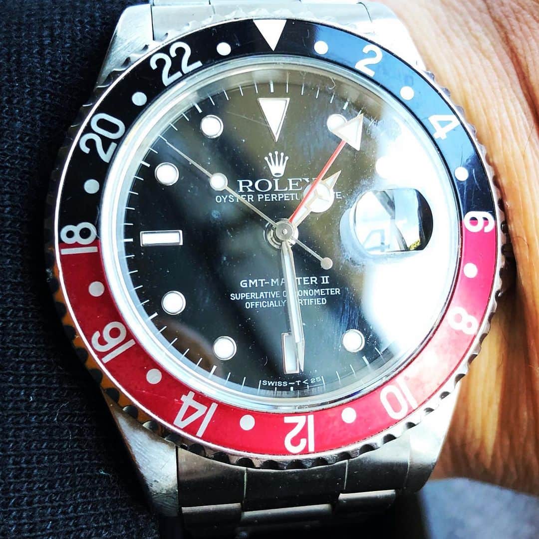 中村譲さんのインスタグラム写真 - (中村譲Instagram)「Apple Watchに慣れすぎて放置プレーしてた時計。20年来のパートナーごめんね🙏 #ロレックス  #パートナー  #時計  #rolex #watch #mypartner」11月14日 13時44分 - joechan1515