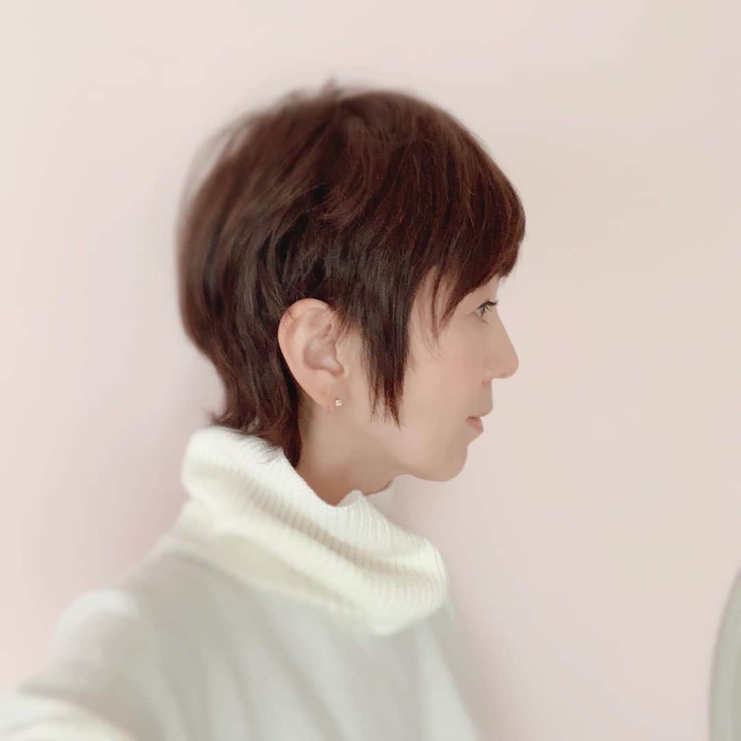 渡辺満里奈さんのインスタグラム写真 - (渡辺満里奈Instagram)「髪切りました。 髪型マイナーチェンジ✂︎✨ 後ろは撮れないけど、サイド写真撮ってみましたよ。 ★ @twiggy.miho  #自撮り必死 #いつもどこかに笑って見てる自分がいる😂」11月14日 13時58分 - funnyfacefunny