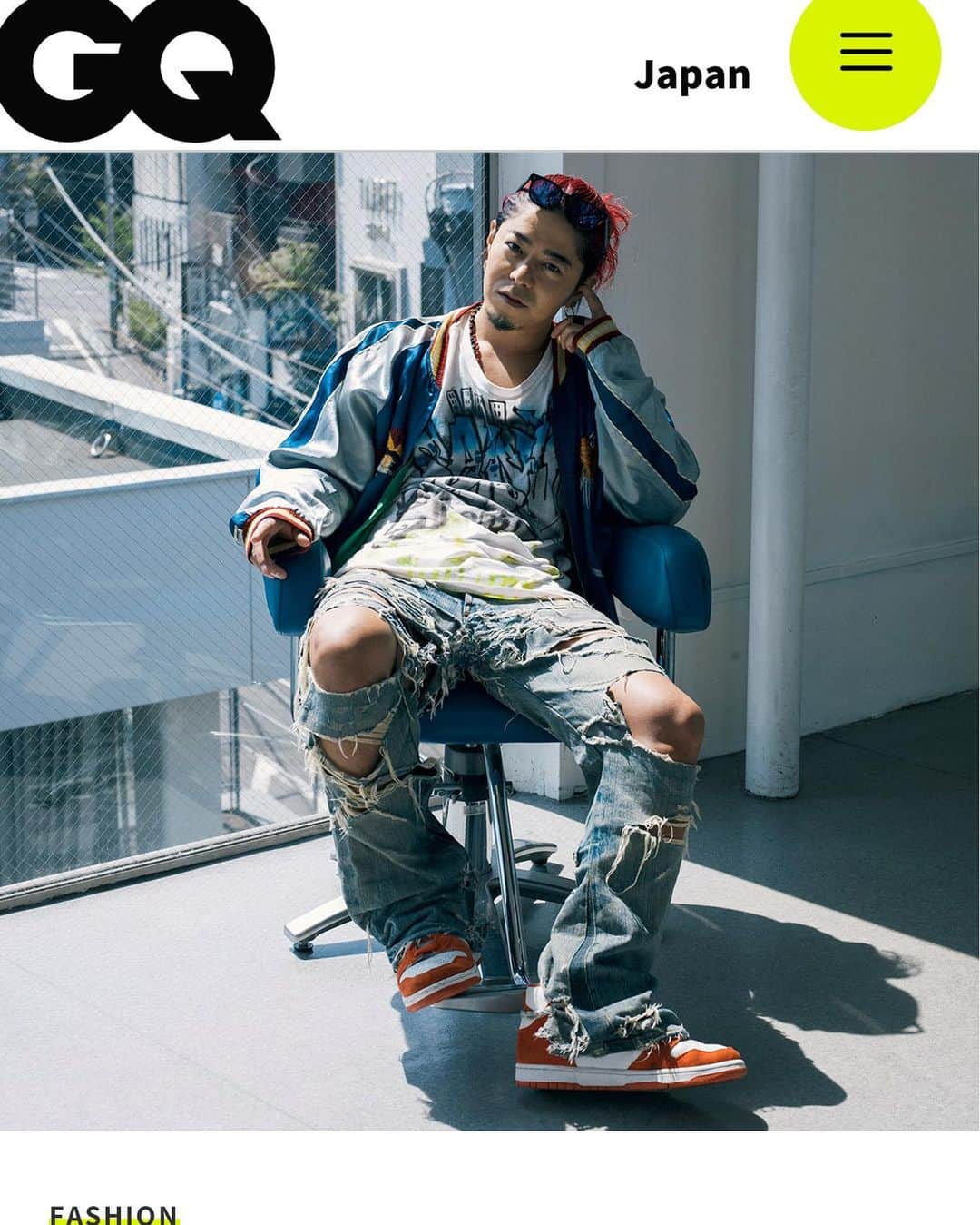 のインスタグラム：「GQ JAPANでました💁‍♂️ #ストーリーズからどうぞ😋 #gqjapan  #TOKYO #oceantokyo  #美容師」