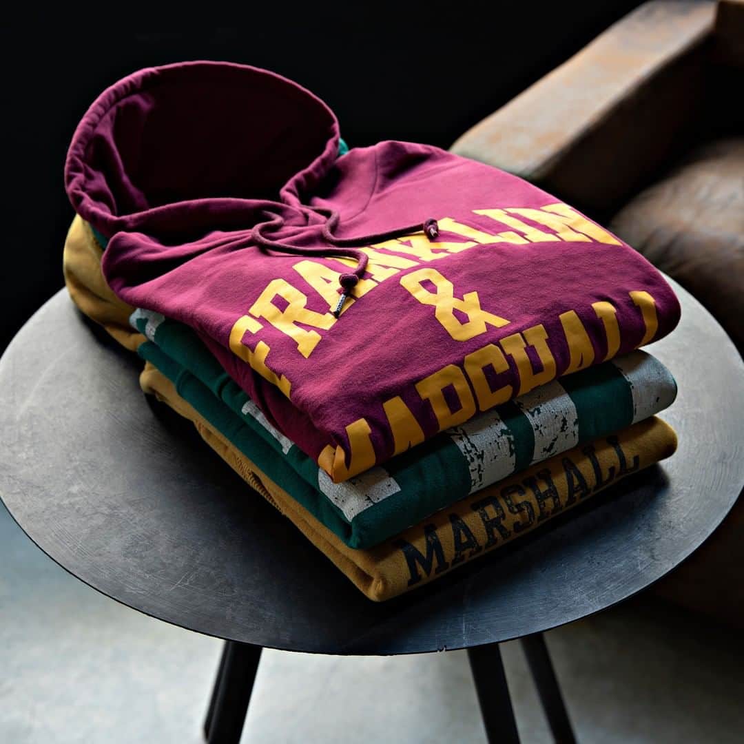 フランクリン&マーシャルのインスタグラム：「FRANKLIN & MARSHALL  FW2020 COLLECTION   Essentials and bold	  #franklinandmarshall #newcollection #sweatshirt」