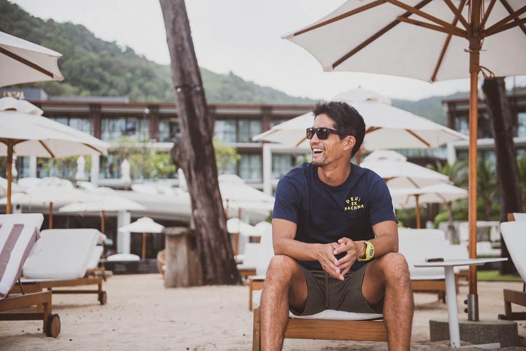 八代健のインスタグラム：「มาภูเก็ตทีไรไม่เคยมาถึงหาดกมลาสักที นี่เป็นครั้งแรกและประทับใจมากครับ ที่นี่มีโรงแรมหน้าหาดบรรยากาศดี ชิวๆเลย   #intercontinentalphuket #imaginephuket」