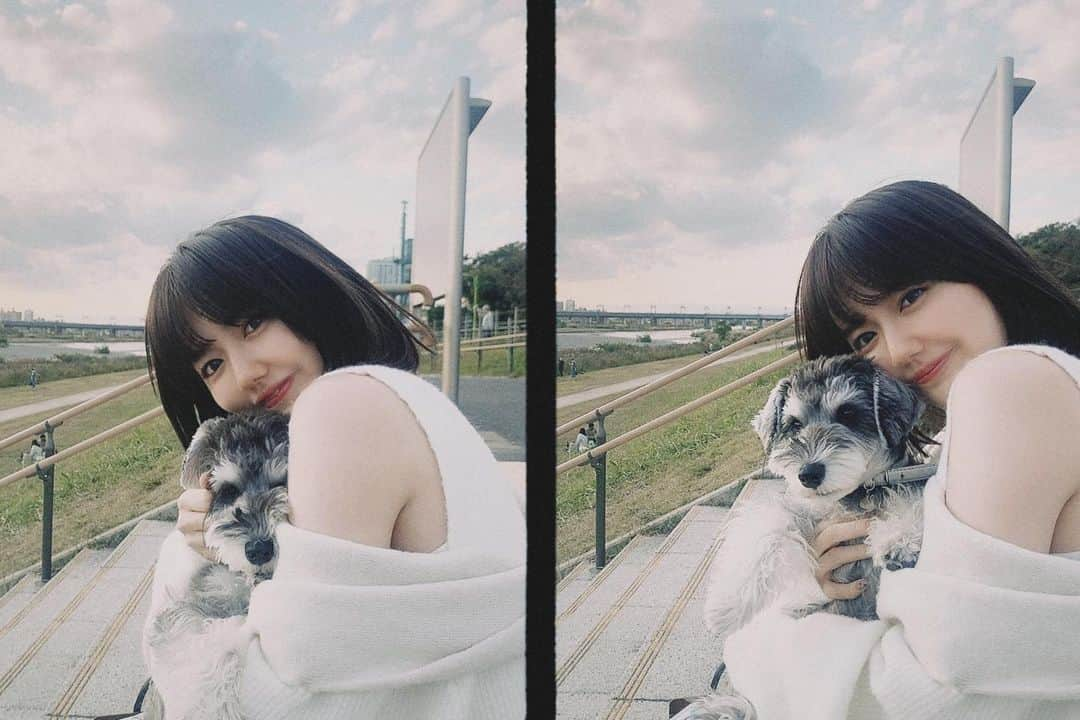 椎木里佳さんのインスタグラム写真 - (椎木里佳Instagram)「Saturday 🐶♡ すっぴんの日」11月15日 0時07分 - rikashiiki