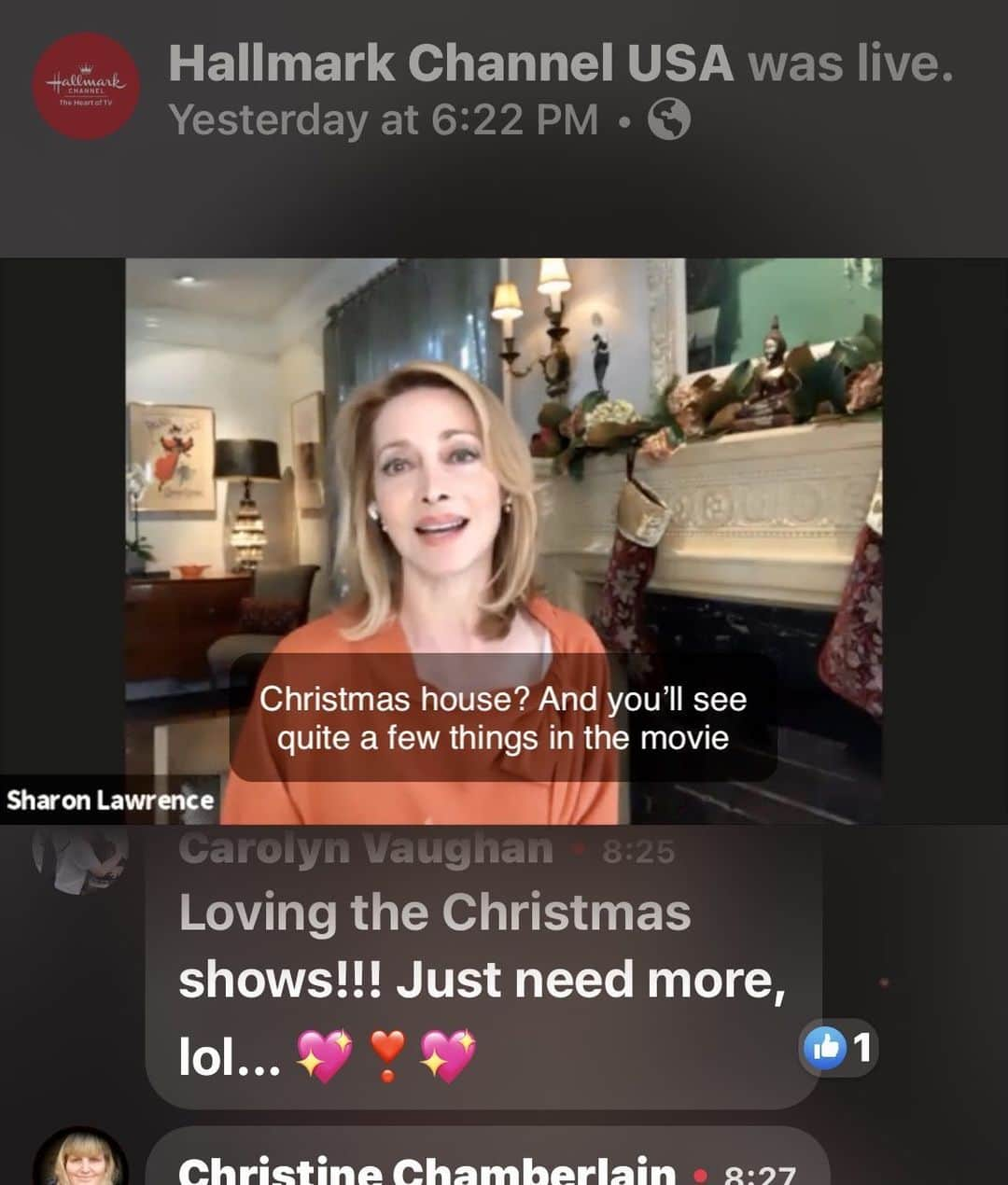 シャロン・ローレンスさんのインスタグラム写真 - (シャロン・ローレンスInstagram)「Well here it is! Finally! Friday the 13th play tricks on us but I’ve got that sweet #Saturdayfeeling that you’ll enjoy watching this Facebook cast interview ( link in bio) for #thechristmashouse movie moderated by @jonathandbennett with @robertearlbuckley @iamanaayora @bradharderarychuk @treat.williams2 We air Nov 22nd at 8 pm on @hallmarkchannel ✨」11月15日 0時56分 - sharonelawrence