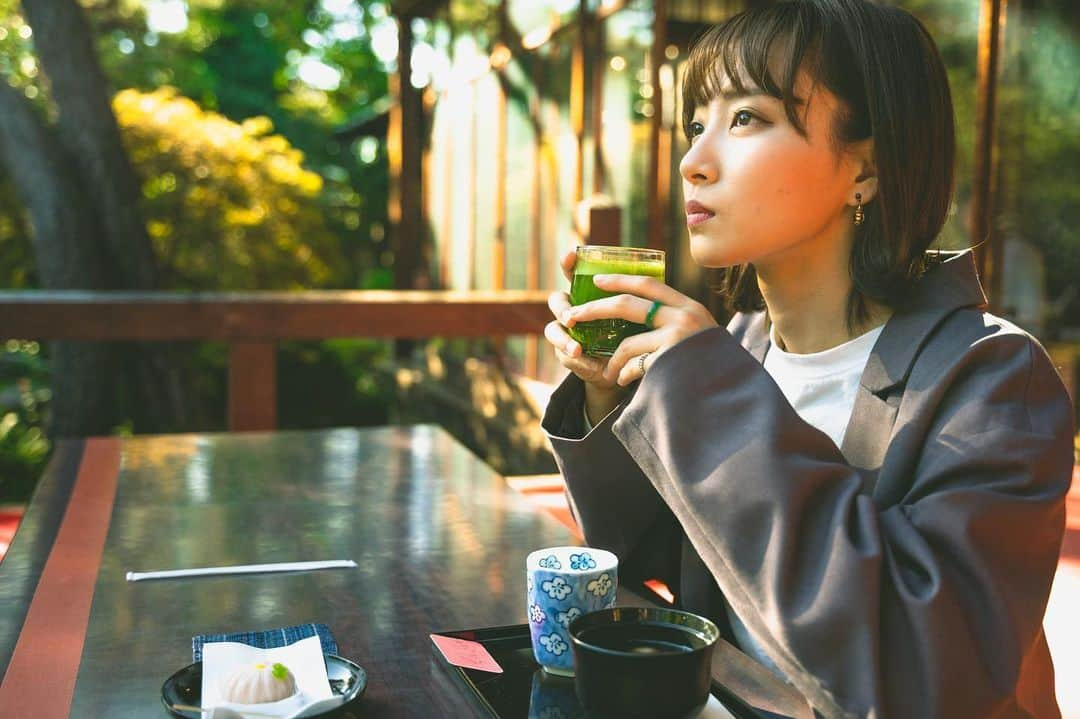 尾林美月のインスタグラム：「. 和を嗜む🍵」