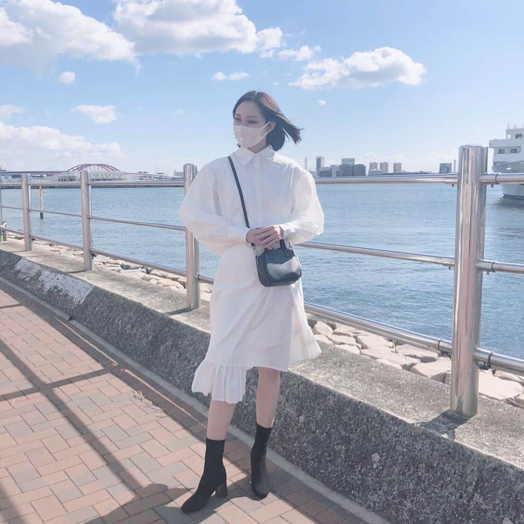 のインスタグラム：「onepiece @birthdaybashshop   #birthdaybash #onepiece #ワンピース #fashion #instagood #kobe #神戸 #大能彩 #おおのあや #model」