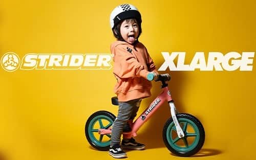 striderjapanさんのインスタグラム写真 - (striderjapanInstagram)「＼ビッグニュース／  XLARGEとSTRIDERがコラボレーションした ストライダーをムラサキスポーツ限定モデルが、 2020年11月20日(金)から数量限定で発売決定‼️  ヴィンテージレッドは今回しかGETできない限定カラー！ この機会にぜひお買い求めください✨  ■コンセプト それはまるで、父から受け継いだ初めての愛車のように  ストライダーの誕生の地、アメリカ。そのナショナルカラーである、赤。長い歳月を経て、時代と共に色味が変化したさまを再現すべく、あえてカラー名に「レッド」を残しています。時代を重ねる毎にその良さが深まるヴィンテージ品のように、新品には出せない味があり、愛おしく、その佇まいは、誇らしい。  それはまるで、父から受け継いだ初めての愛車のように、幼い子どもたちの冒険が、いま始まります。今回、このコンセプトに込めた親子の物語をより多くの方に手に取っていただきたく、ストリートファッションとして人気を誇るXLARGEとのコラボレーションとして、採用に至りました。  ■XLARGE×STRIDER ムラサキスポーツ限定モデル 【発売日】2020年11月20日（金） 【商品名】キッズ用ランニングバイクSTRIDER（ストライダー）2020年ムラサキスポーツ限定カラー ヴィンテージレッド 【販売価格】15,000円（税抜） 【カラー名】ヴィンテージレッド 【販売】全国のムラサキスポーツ （※一部取扱いのない店舗がございます）、またはムラサキスポーツ公式オンラインショップにてお買い求めいただけます。 【商品ページ】https://www.strider.jp/special/strider_xlarge.html →ストーリーズからURLにアクセスできます✊  #クリスマスプレゼント #誕生日プレゼント #ストライダー #ストライダーキッズ #ストライダーに乗ろう #strider #ストライダーデビュー #1歳 #2歳 #3歳 #XLARGE #ムラサキスポーツ」11月14日 21時02分 - striderjapan